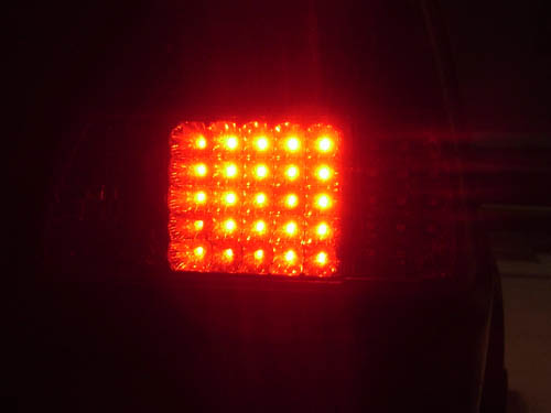 Crystal Smoke/Red with LED Taillights