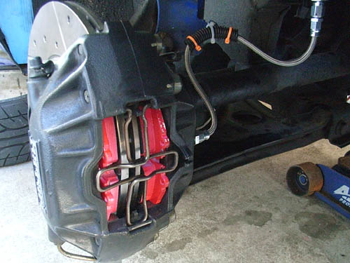 VW Golf Mk2 with Ferrari F355 Calipers