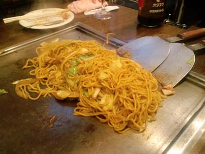 Monja-yaki and okonomi-yaki