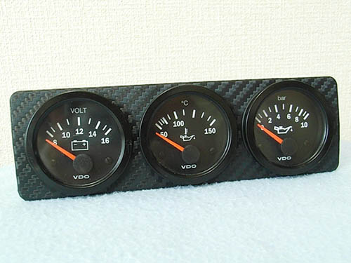 Carbon looked - VDO Gauges Panel