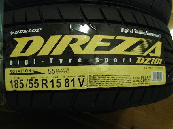 Tires Dunlop DIREZZA DZ101