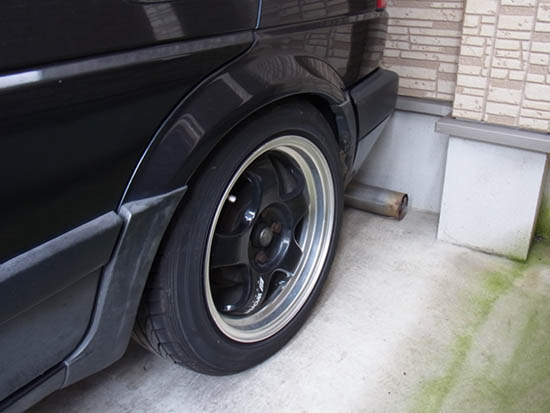 Volkswagen Golf Mk2 Rear Wide Fenders