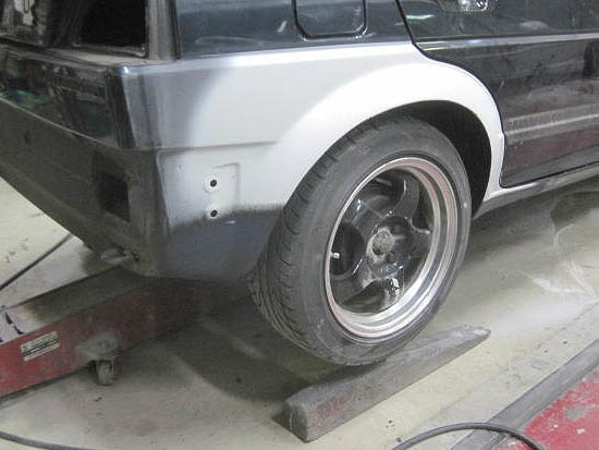 Volkswagen Golf Mk2 Rear Wide Fenders Wheels/Tires/Spacers