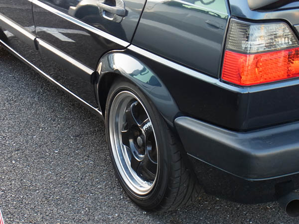 Volkswagen Golf Mk2 Rear Wide Fenders Wheels/Tires/Spacers