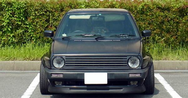 Volkswagen Golf Mk2 with Golf mk3 lip