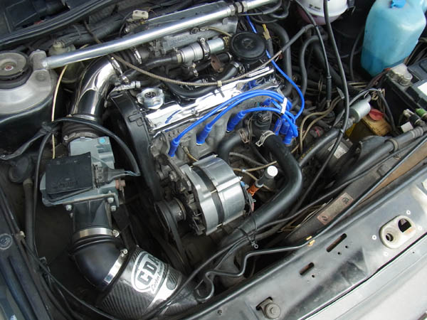 Custom Engine Bay VW GOLF MK2