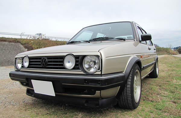 This is Kashitani's VW Golf Mk2