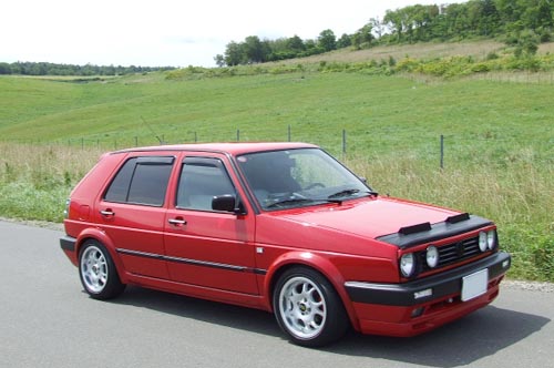 This is Keiji's VW Golf Mk2 !