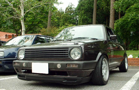 This is Yasushi's VW Golf Mk2