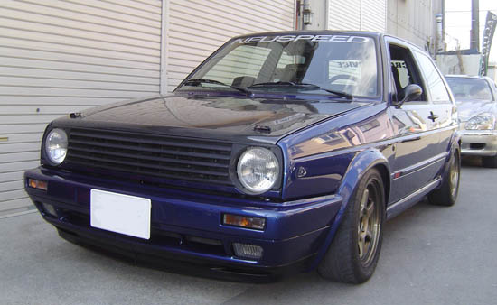 This is Yuichi's VW Golf Mk2 Yuichisan's GTI